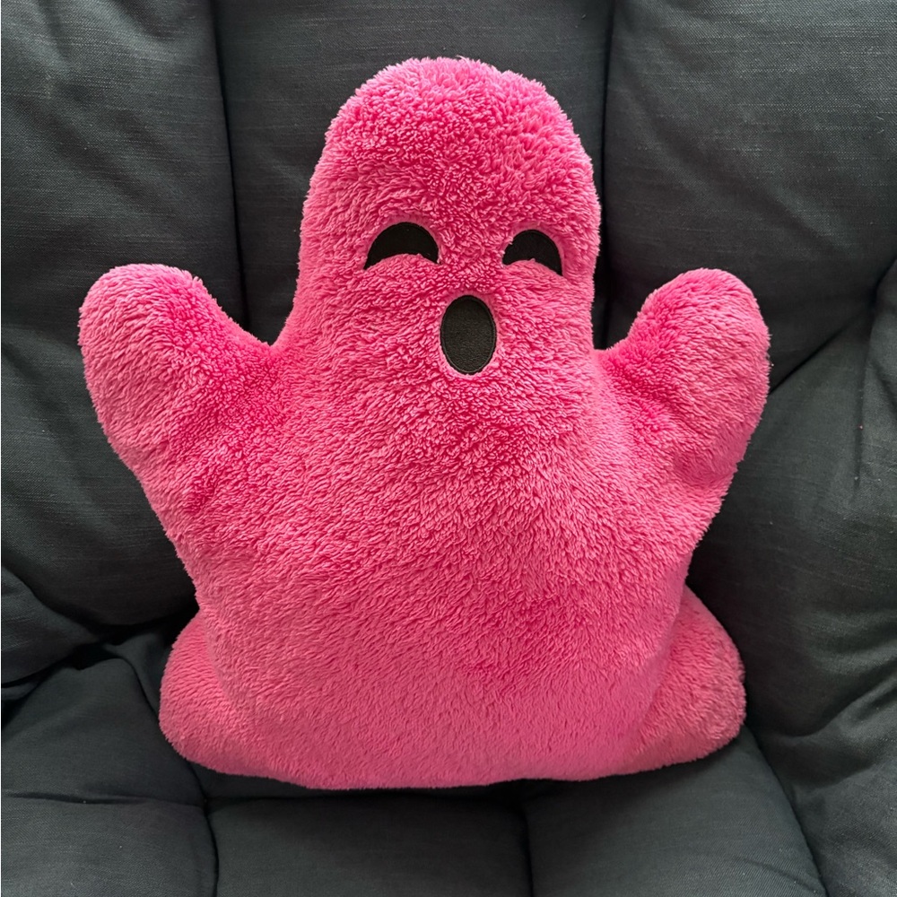 Pink Ghost Plush Pillow